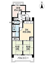 URアーバンラフレ志賀  ｜ 愛知県名古屋市北区志賀町4丁目（賃貸マンション2LDK・11階・62.73㎡） その2