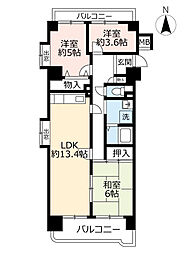 間取図画像 3LDK