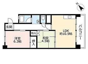 10階 / 2LDK / 53.24㎡