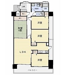 グランドパレス別所 4LDKの間取図画像
