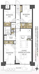 間取図画像 3LDK