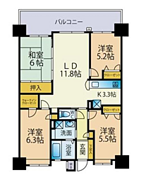 間取図画像 4LDK