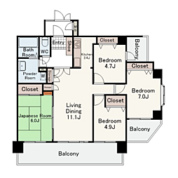 間取図画像 4LDK