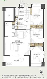 間取図画像 3LDK