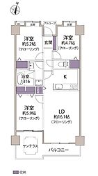 間取図画像 3LDK