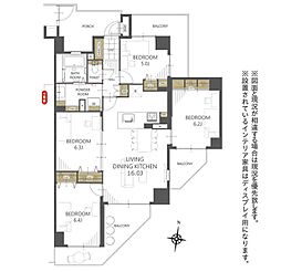 サーパス諏訪野第2 4LDKの間取図画像