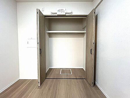 洋室約4.0帖のクローゼット！