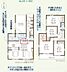 間取り：【4LDK+WIC】家事がはかどる水回り集中設計！