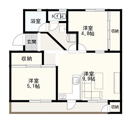 1階南向きのお部屋!