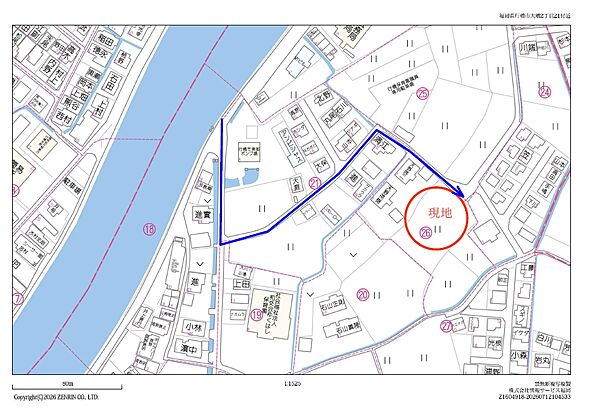 地図を拡大表示