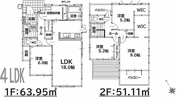 間取りを拡大表示