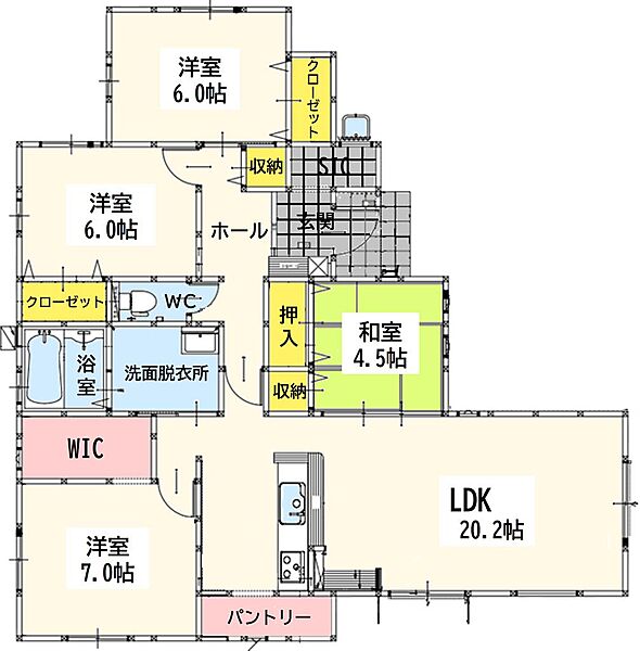 間取りを拡大表示