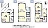 間取り：3階建の広々4LDK！3か所にＷIC付きで収納充実♪
