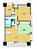 間取り：81.4ｍ2の広々3LDK！8階南向き角部屋で陽当たり+風通し+眺望良好♪