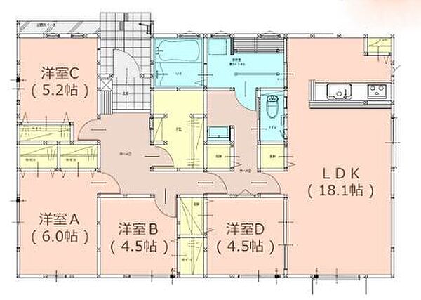 間取りを拡大表示