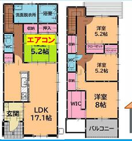 間取りを拡大表示