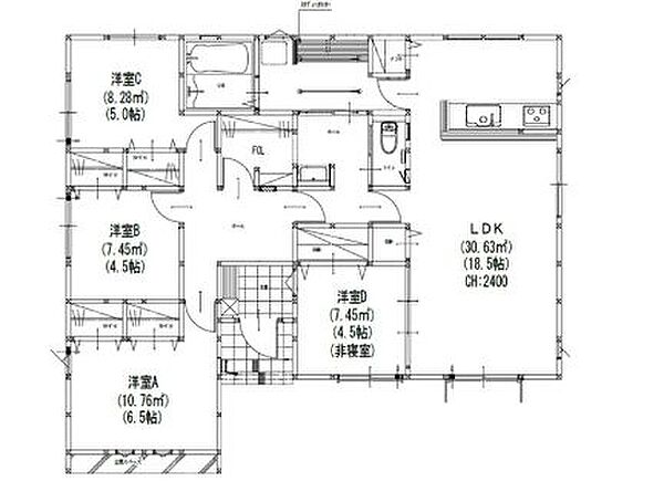 間取りを拡大表示