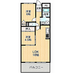 物件の間取り