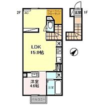 ロイル西中町 203 ｜ 山口県宇部市西中町（賃貸アパート1LDK・2階・50.71㎡） その2