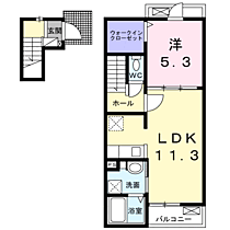 マグノリア  ｜ 山口県宇部市大字西岐波4401-1（賃貸アパート1LDK・2階・43.47㎡） その2