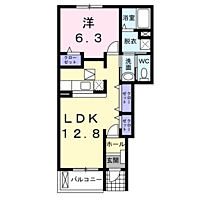 山口県山陽小野田市大字東高泊1483-1（賃貸アパート1LDK・1階・46.49㎡） その2