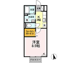 パストラル・コンフォート 203 ｜ 山口県宇部市恩田町３丁目2-4-9（賃貸アパート1K・2階・30.03㎡） その2