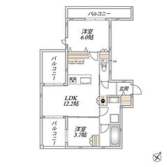 物件の間取り