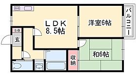 兵庫県神崎郡市川町屋形（賃貸アパート2LDK・2階・44.01㎡） その2