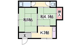 兵庫県姫路市伊伝居（賃貸アパート2K・1階・28.00㎡） その2