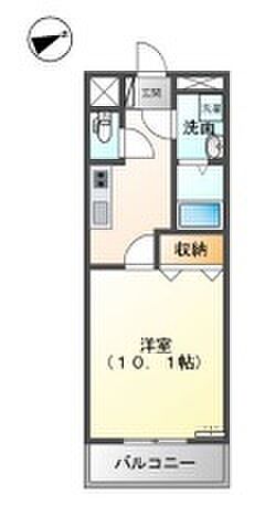 兵庫県高砂市曽根町(賃貸アパート1K・2階・31.02㎡)の写真 その2