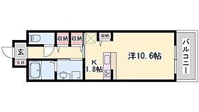 兵庫県姫路市飾磨区野田町（賃貸マンション1K・5階・30.96㎡） その2