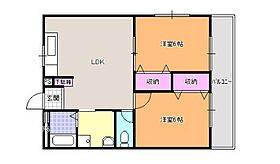 兵庫県姫路市飾磨区細江（賃貸マンション2LDK・3階・52.29㎡） その2