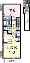 兵庫県たつの市龍野町富永（賃貸アパート1LDK・2階・42.37㎡） その2