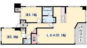 兵庫県姫路市久保町（賃貸マンション2LDK・7階・70.11㎡） その2