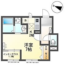 兵庫県加古川市野口町水足（賃貸アパート1R・1階・28.97㎡） その2