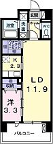 兵庫県姫路市船橋町５丁目（賃貸マンション1LDK・8階・43.94㎡） その2