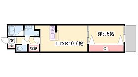 兵庫県姫路市北条口５丁目（賃貸マンション1LDK・2階・41.40㎡） その2