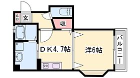 兵庫県姫路市総社本町（賃貸マンション1DK・2階・32.83㎡） その2