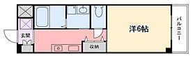 兵庫県姫路市城北新町３丁目（賃貸マンション1K・2階・24.50㎡） その2