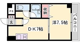 兵庫県姫路市佃町（賃貸マンション1DK・6階・32.09㎡） その2