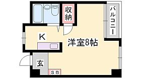 兵庫県姫路市西中島（賃貸マンション1R・5階・23.73㎡） その2