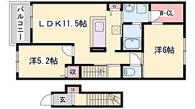 兵庫県姫路市砥堀（賃貸アパート2LDK・2階・56.78㎡） その2