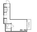 エレーヴ新在家1階3.3万円
