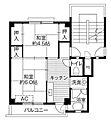 ビレッジハウス十王堂2号棟5階3.7万円