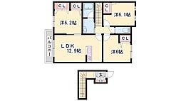 間取図画像 3LDK