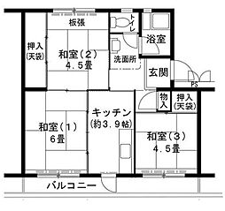 ビレッジハウス志染13号棟 2階