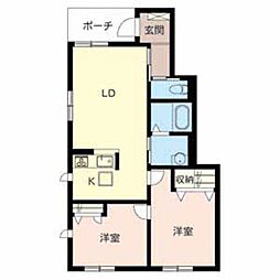 シャーメゾン・サウス加古川 2LDKの間取図画像