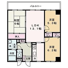物件の間取り