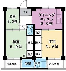 物件の間取り