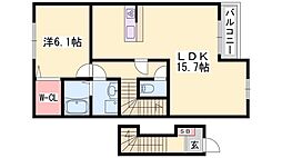エヴァン ヴェール 2階